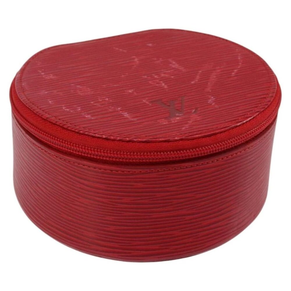 LOUIS VUITTON Epi Ecrin Bijoux 12 Jewelry Box Red